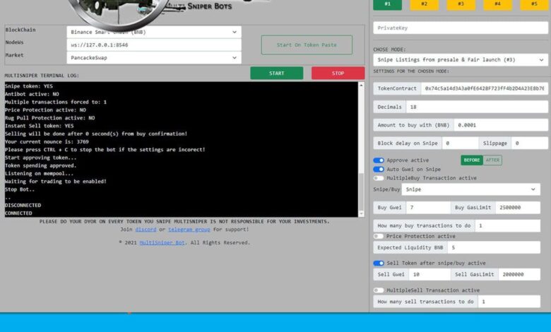 MultiSniperBot Developer