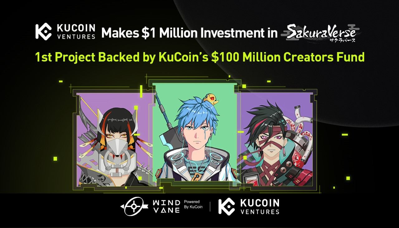 KuCoin Ventures تستثمر مليون دولار في SakuraVerse